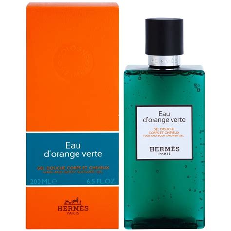 hermes body wash set|Hermes orange verte shower gel.